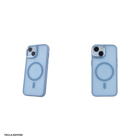 Husa Frozen Mag pentru Apple iPhone 16 Pro, Carcasa magnetica, Albastru [4]
