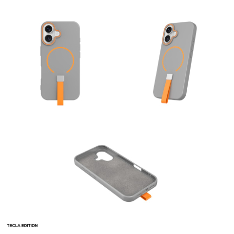 Husa Loop Thin Mag pentru Apple iPhone 16 Pro, Carcasa magnetica, Gri [3]