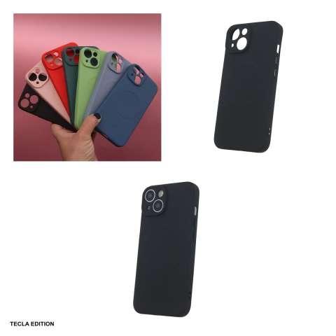 Husa Simple Color Mag pentru Apple iPhone 16 Pro, Carcasa magnetica, Negru [3]