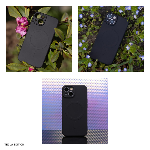 Husa Simple Color Mag pentru Apple iPhone 16 Pro, Carcasa magnetica, Negru [5]