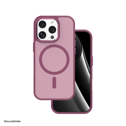 Huse si protectii smartphone - Husa Frozen Mag pentru Apple iPhone 16 Pro Max, Carcasa magnetica, Rosu
