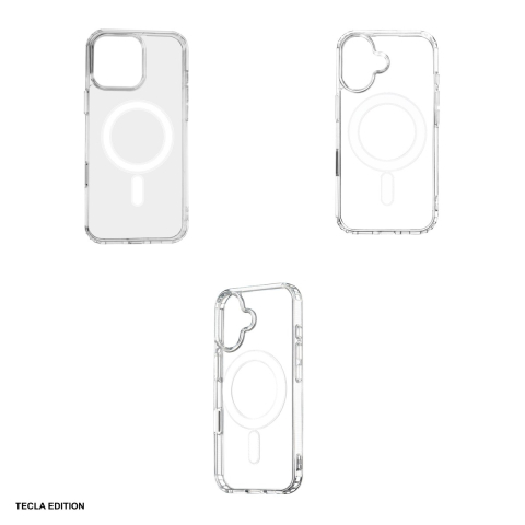 Husa Anti Shock 1 5 mm Mag big hole + button pentru Apple iPhone 16 Pro Max, Carcasa magnetica, Transparent [3]