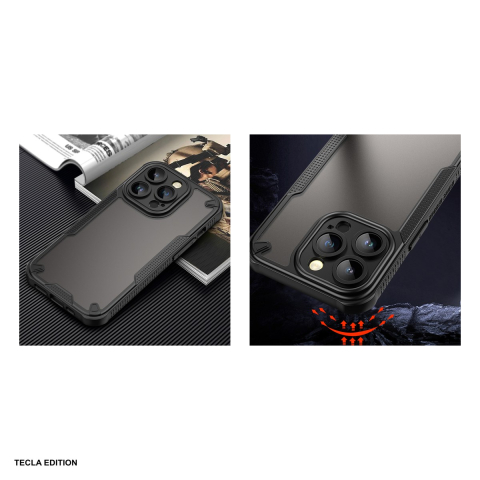 Husa Defender Matt pentru Apple iPhone 17 Air, Carcasa, Negru [4]