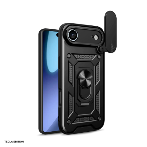 Huse si protectii smartphone - Husa Defender Slide pentru Apple iPhone 17 Air, Carcasa, Negru