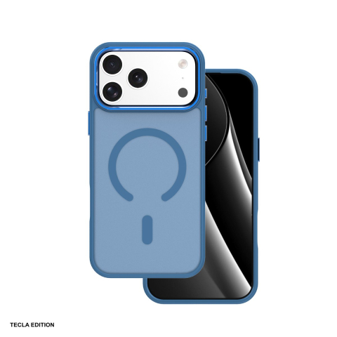 Huse si protectii smartphone - Husa Frozen Mag pentru Apple iPhone 17, Carcasa magnetica, Albastru