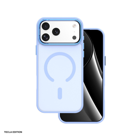 Huse si protectii smartphone - Husa Frozen Mag pentru Apple iPhone 17, Carcasa magnetica, Albastru