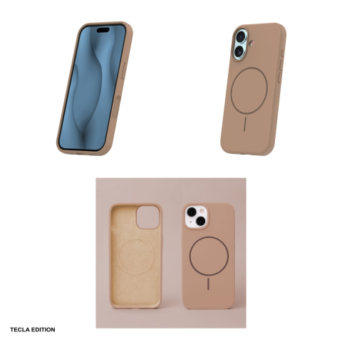 Husa Silicone Thin Mag pentru Apple iPhone 17, Carcasa magnetica, Maro [3]