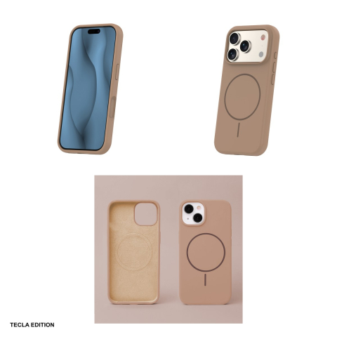 Husa Silicone Thin Mag pentru Apple iPhone 17 Pro, Carcasa magnetica, Maro [3]