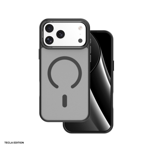 Huse si protectii smartphone - Husa Frozen Mag open ring pentru Apple iPhone 17 Pro, Carcasa magnetica, Negru