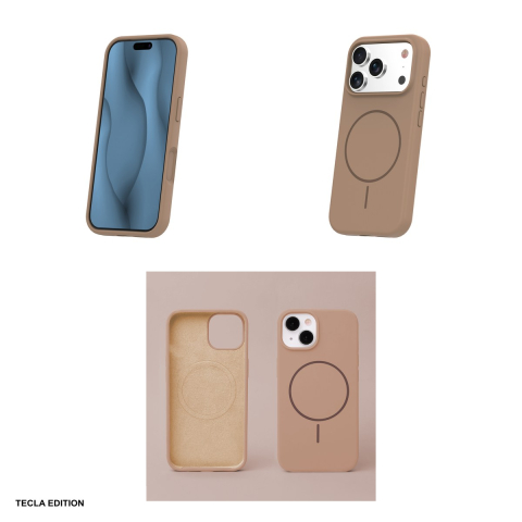 Husa Silicone Thin Mag pentru Apple iPhone 17 Pro Max, Carcasa magnetica, Maro [3]
