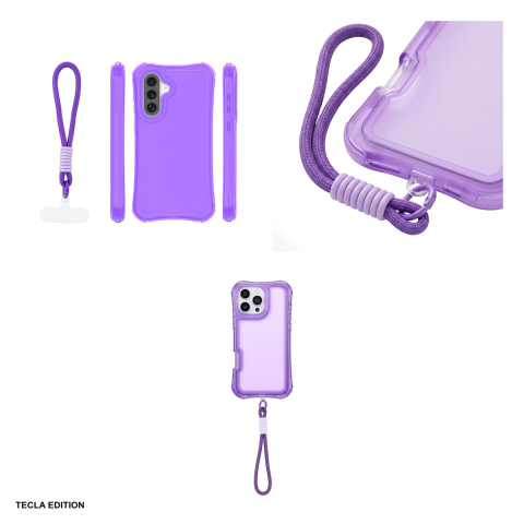 Husa Safepop strap pentru Samsung Galaxy A36 5G, Galaxy A56 5G, Galaxy A37 5G, Carcasa, Mov [3]