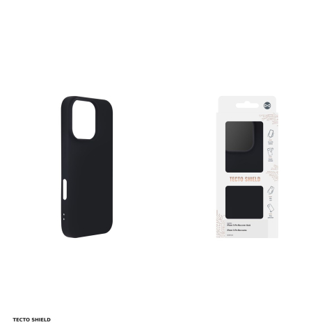 Husa Satin Flex pentru Apple iPhone 16 Pro Max, Carcasa, Negru [3]