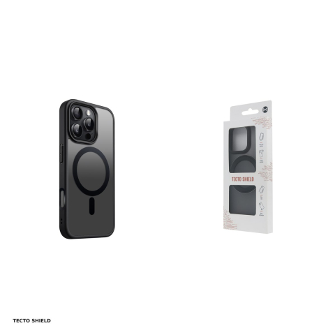Husa Satin Matt Mag pentru Samsung Galaxy A14 5G, Galaxy A14 4G, Carcasa, Negru [3]