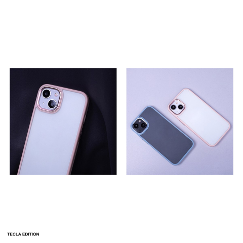 Husa Satin Matt pentru Apple iPhone 14 Pro, Carcasa, Roz [4]