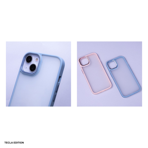 Husa Satin Matt pentru Apple iPhone 15 Plus, Carcasa, Albastru [4]