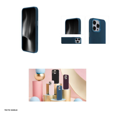 Husa Satin Touch pentru Samsung Galaxy S23 FE, Carcasa, Albastru [3]