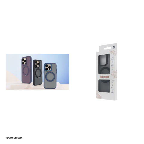 Husa Secure Spinning Mag pentru Apple iPhone 15, Carcasa, Albastru [4]