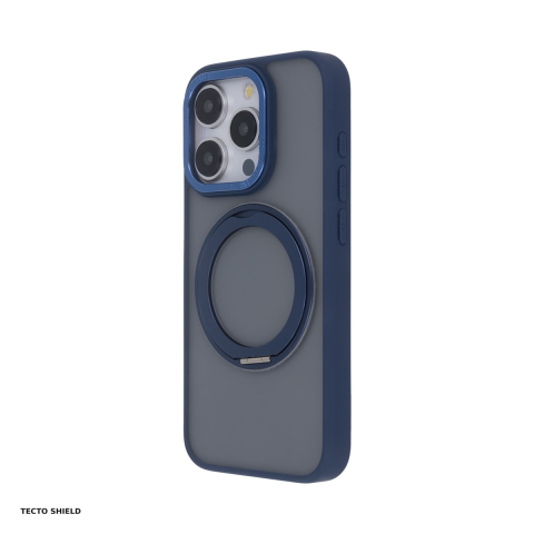 Huse si protectii pentru iPhone 15 - Husa Secure Spinning Mag pentru Apple iPhone 15, Carcasa, Albastru