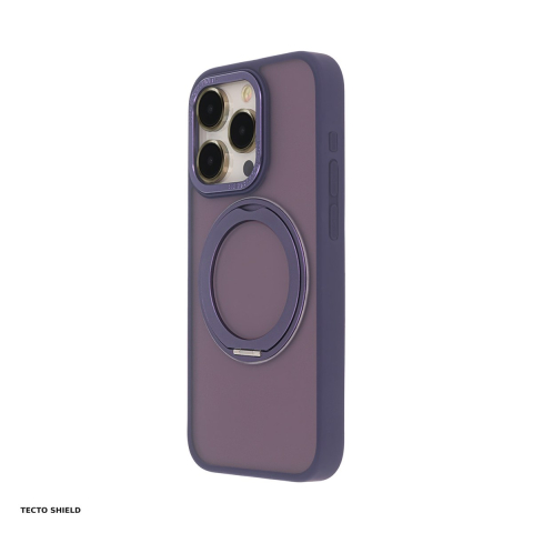 Huse si protectii pentru iPhone 15 - Husa Secure Spinning Mag pentru Apple iPhone 15, Carcasa, Mov