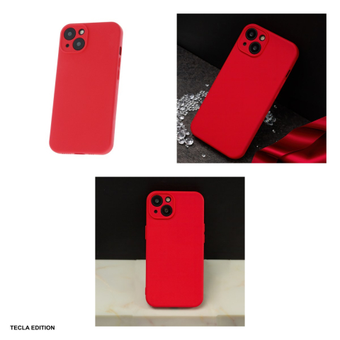 Husa Silicon pentru Xiaomi 17T Pro, Carcasa, Rosu [4]