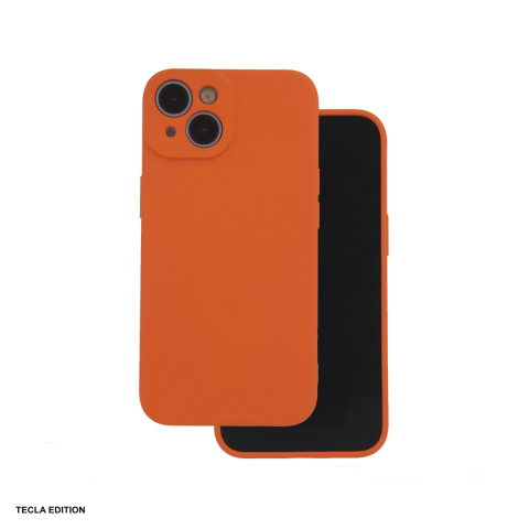 Huse si protectii smartphone - Husa Silicon pentru Xiaomi Redmi 13C 5G, Carcasa, Portocaliu