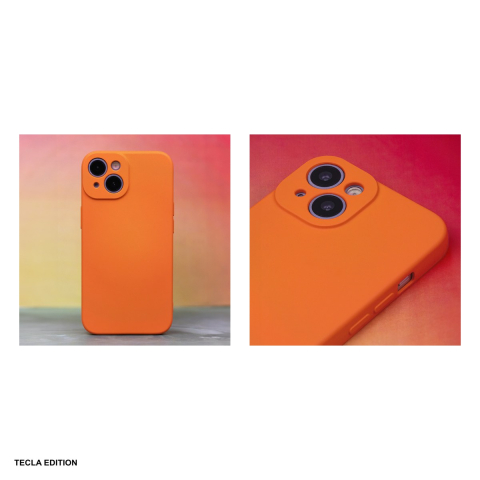 Husa Silicon pentru Xiaomi Redmi 13C 5G, Carcasa, Portocaliu [4]
