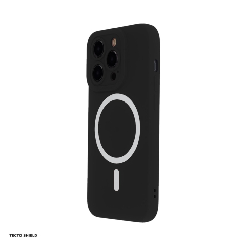 Huse telefoane - Husa Silicon Soft Mag pentru Apple iPhone 14 Pro, Carcasa, Negru