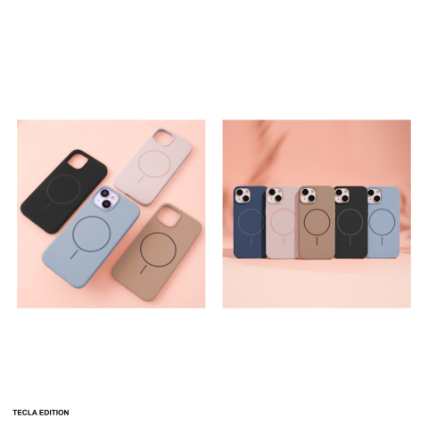 Husa Silicone Thin Mag pentru Apple iPhone 12 Pro, iPhone 12, Carcasa magnetica, Albastru [4]
