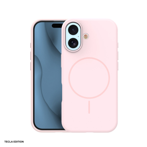 Huse telefoane - Husa Silicone Thin Mag pentru Apple iPhone 17, iPhone 18, Carcasa magnetica, Roz