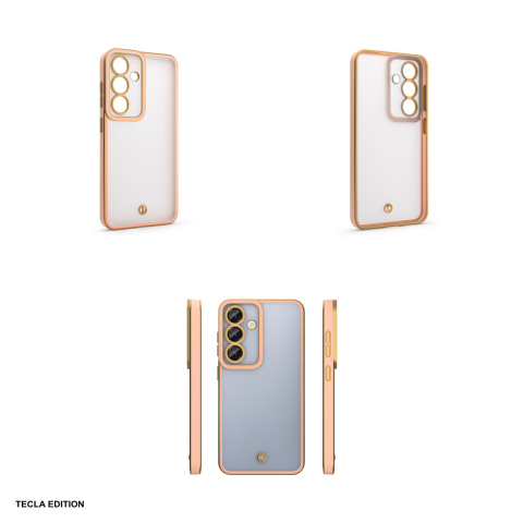 Husa Silky Gold pentru Oppo Reno 13F 5G, Carcasa, Roz [3]