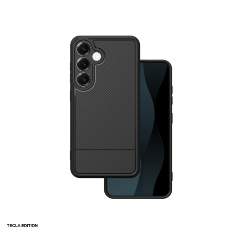 Huse si protectii smartphone - Husa Simple Carbon pentru Samsung Galaxy S25, Galaxy S24, Carcasa, Negru
