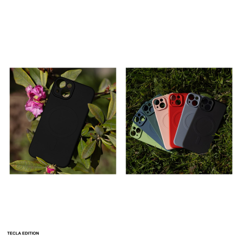 Husa Simple Color Mag pentru Apple iPhone 13, Carcasa magnetica, Negru [4]