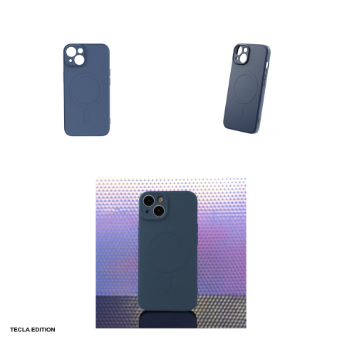Husa Simple Color Mag pentru Apple iPhone 15, Carcasa magnetica, Albastru [3]