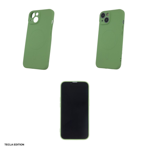 Husa Simple Color Mag pentru Apple iPhone 16e, iPhone 17e, Carcasa magnetica, Verde [4]