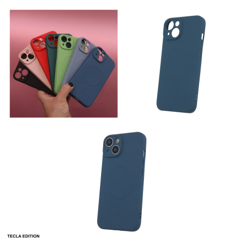 Husa Simple Color Mag pentru Samsung Galaxy S25, Carcasa magnetica, Albastru [3]