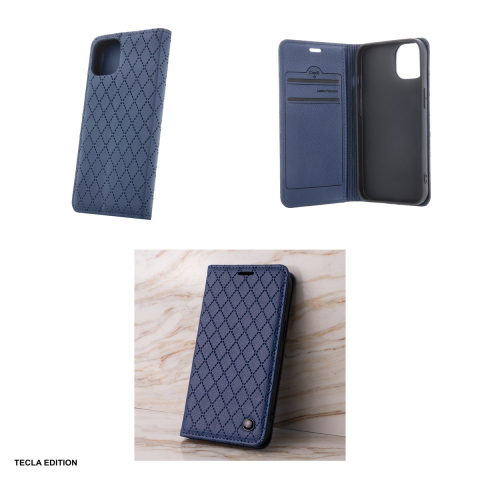 Husa Smart Caro pentru Samsung Galaxy A16 5G, Galaxy A16 4G, tip carte, Albastru [3]