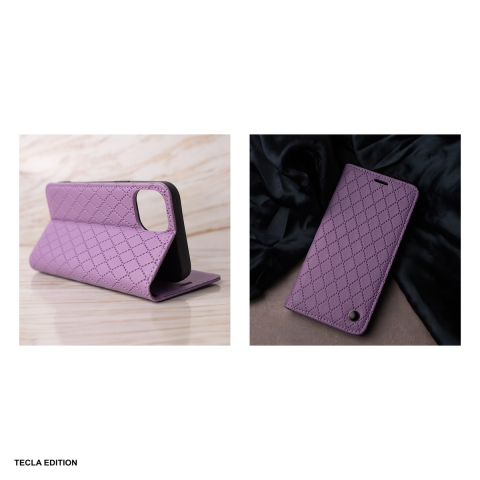 Husa Smart Caro pentru Samsung Galaxy A16 5G, Galaxy A16 4G, tip carte, Mov [4]