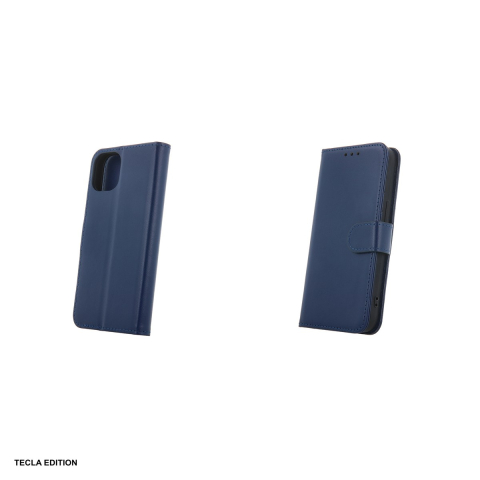 Husa Smart Classic ThinkPhone 25 pentru Motorola Edge 50 Neo, tip carte cu inchidere magnetica, Albastru [4]
