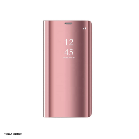 Huse telefoane - Husa Smart Clear View pentru Samsung Galaxy S23 FE, Carcasa, Roz