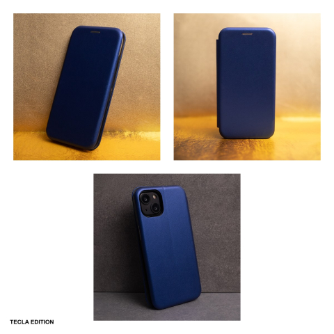 Husa Smart Diva pentru Samsung Galaxy A06 5G, tip carte cu inchidere magnetica, Albastru [5]