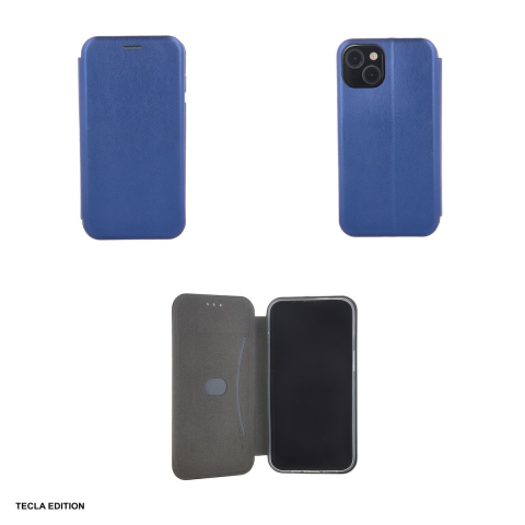 Husa Smart Diva pentru Samsung Galaxy S24 FE, tip carte cu inchidere magnetica, Albastru [3]