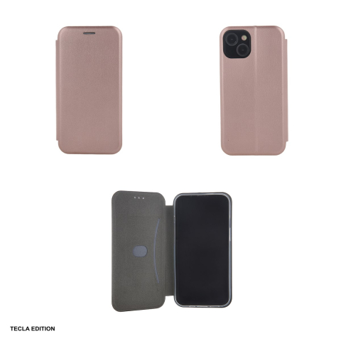 Husa Smart Diva rose pentru Xiaomi Redmi 15 5G, Redmi 15 4G EU, tip carte cu inchidere magnetica, Roz [3]