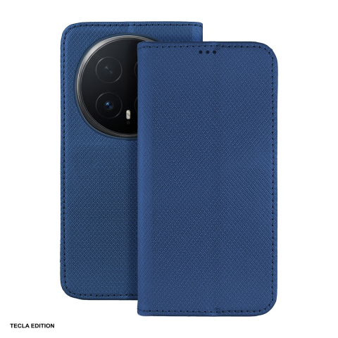 Huse telefoane - Husa Smart Magnet pentru Honor Magic 8 Pro, tip carte, Albastru