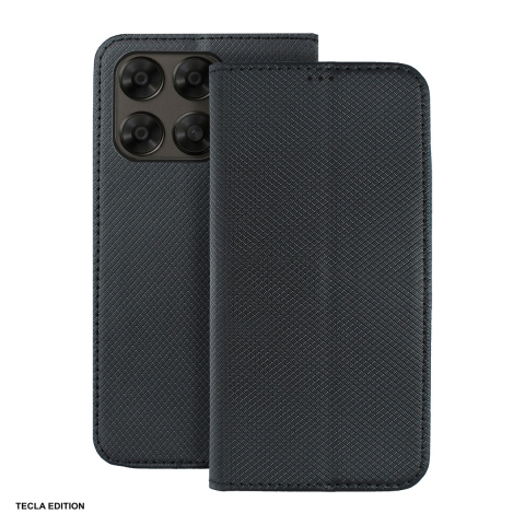 Huse telefoane - Husa Smart Magnet pentru Motorola Moto G67 5G, tip carte, Negru