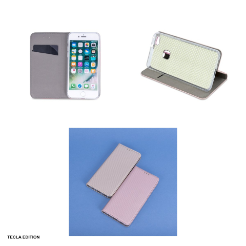 Husa Smart Magnet pentru Samsung Galaxy S25 FE, Galaxy S26 FE, tip carte cu inchidere magnetica, Auriu [6]