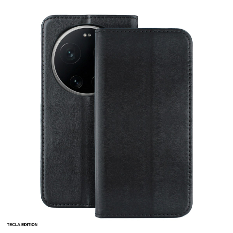 Huse telefoane - Husa Smart Magnetic pentru Xiaomi 17 Ultra, tip carte cu inchidere magnetica, Negru