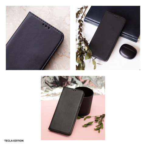 Husa Smart Magnetic pentru Xiaomi 17T Pro, tip carte cu inchidere magnetica, Negru [6]