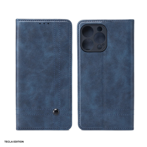 Huse si protectii smartphone - Husa Smart Seam pentru Samsung Galaxy S26 Ultra, tip carte cu inchidere magnetica, Albastru
