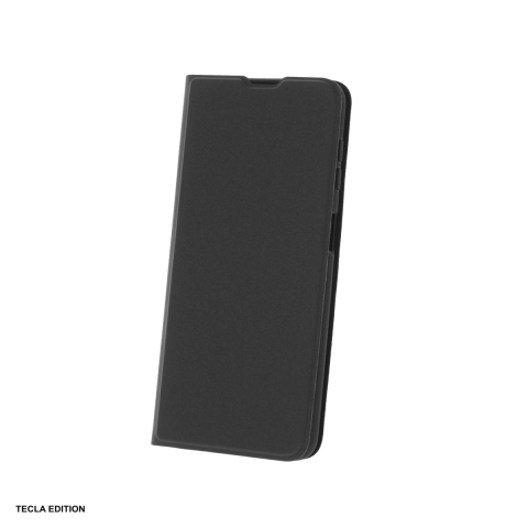 Huse telefoane - Husa Smart Soft pentru iPhone 16e, tip carte cu inchidere magnetica, Negru
