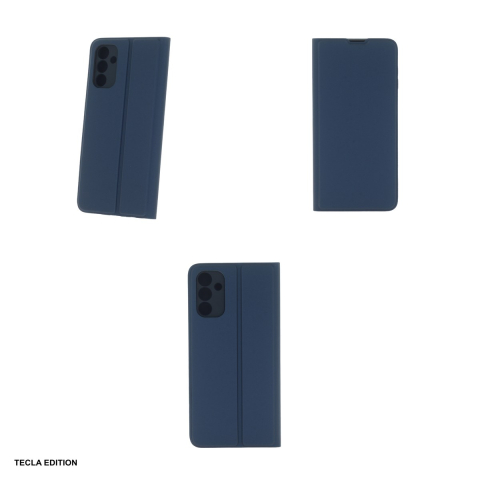 Husa Smart Soft pentru Samsung Galaxy A06 5G, tip carte cu inchidere magnetica, Albastru [3]